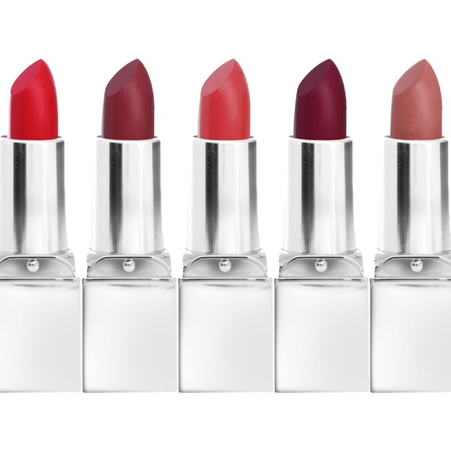 Five Matte Bullet Lipsticks with Long-lasting Formula