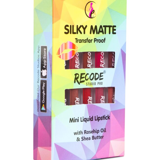 Recode Silky Matte Mini Liquid Lipsticks - 12.50 ml  (1.25ml x 10)