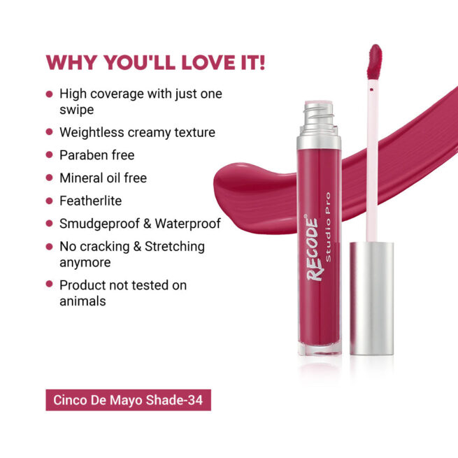 Recode Selfie Matte Liquid Lipstick-6 ML