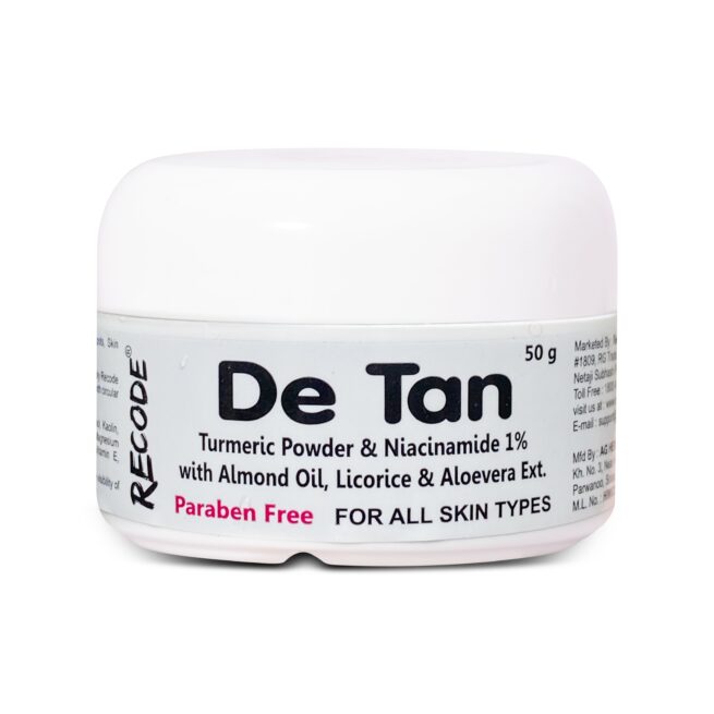 Recode De Tan Removal Cream 50 G - Sun Tan Removal Cream by Recode