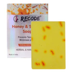 Recode Honey & Saffron Soap - Prevents Tanning & Minimises Pores - 100 G