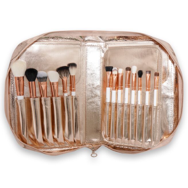 Recode Brush 25-pcs Set with Premium Rose Gold Pouch