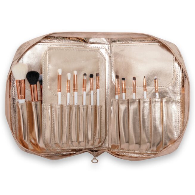 Recode Brush 25-pcs Set with Premium Rose Gold Pouch