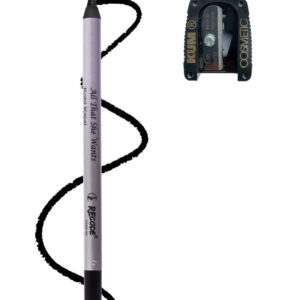 Recode Black Kohl Kajal Pencil with Sharpener (Made in Germany) All That She Wants 1.20 G