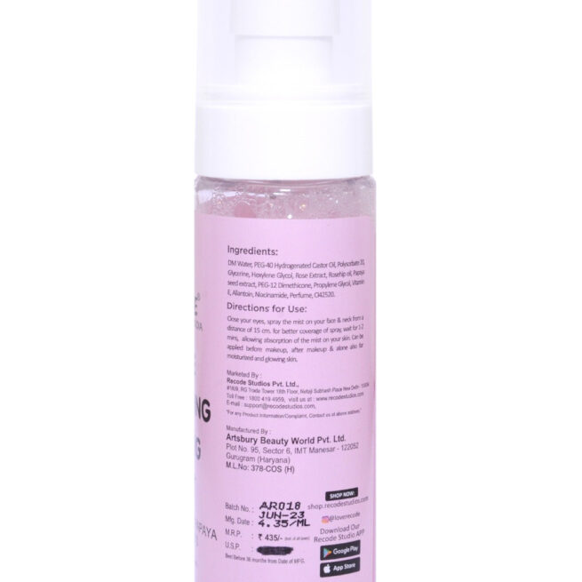 Rose Blooming Toning Face Mist Toner - 100 ML
