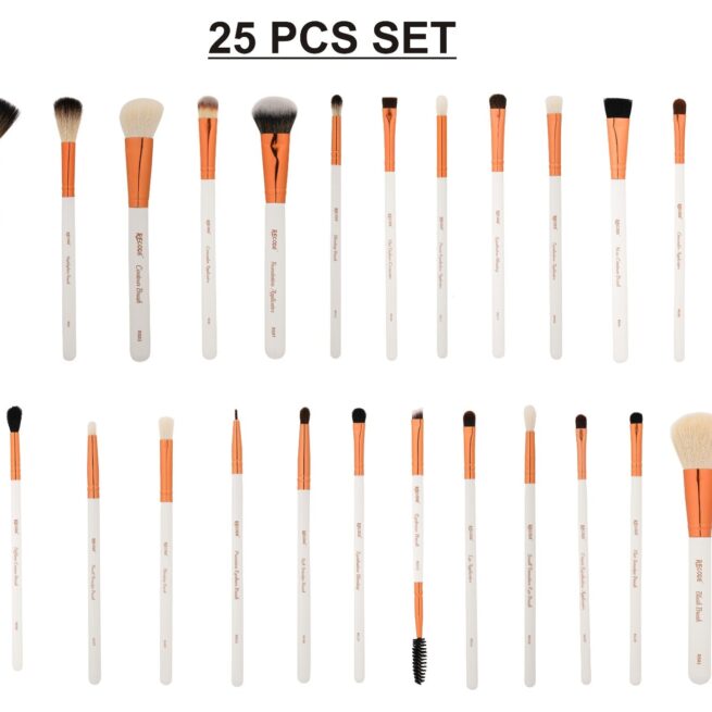 Recode Brush 25-pcs Set with Premium Rose Gold Pouch
