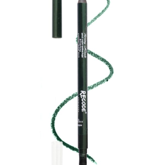 Recode Turning Heads Green Crayon Gel Eyeliner Cum Kajal Pencil 1.20 G