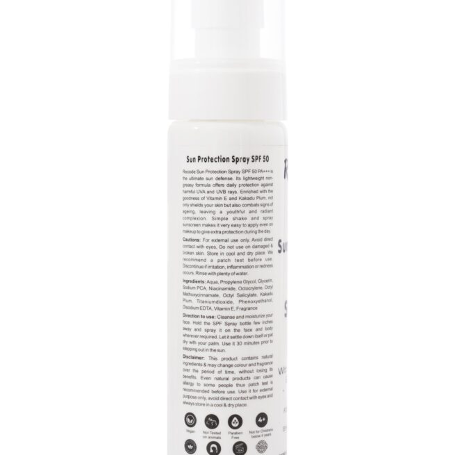 Recode Sun Protection Face Spray SPF50 PA+++ - 100 ML